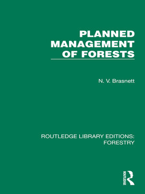 cover image of Planned Management of Forests